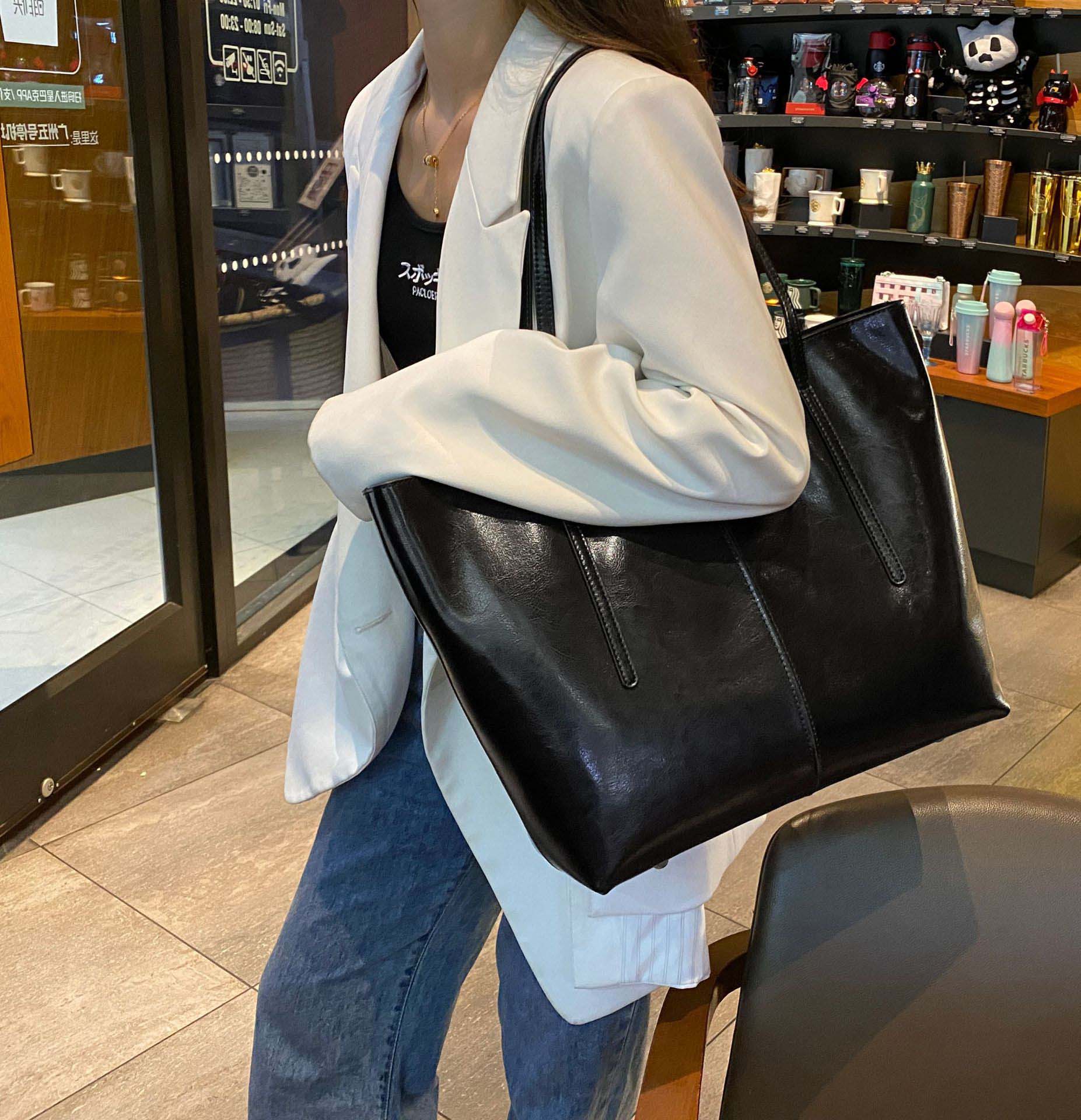 DEEPKEE original nubuck handmade full-grain genuine leather cowhide bag 油蠟皮時尚百搭腋下包 0811 號