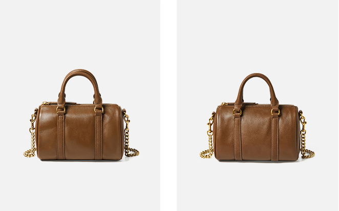 DEEPKEE original nubuck handmade full-grain genuine leather cowhide bag 新款頭層牛皮手提包 0932 號