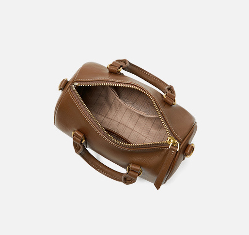 DEEPKEE original nubuck handmade full-grain genuine leather cowhide bag 新款頭層牛皮手提包 0932 號