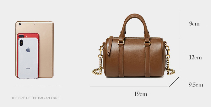 DEEPKEE original nubuck handmade full-grain genuine leather cowhide bag 新款頭層牛皮手提包 0932 號