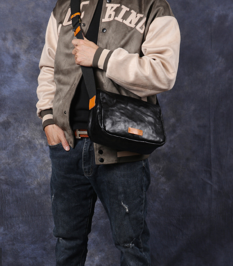 香港狄記皮具 狄記 原創真皮手工 ins郵差包 ins風格包包 頭層牛皮包包 皮革 原創手工真皮 皮件 DEEPKEE 復古真皮手工包