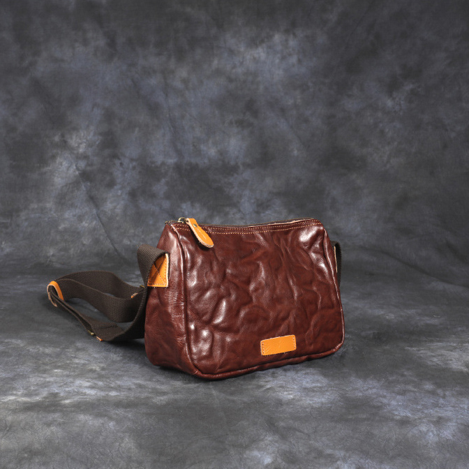 香港狄記皮具 狄記 原創真皮手工 ins郵差包 ins風格包包 頭層牛皮包包 皮革 原創手工真皮 皮件 DEEPKEE 復古真皮手工包