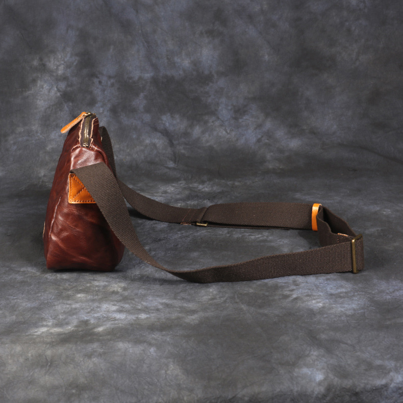 香港狄記皮具 狄記 原創真皮手工 ins郵差包 ins風格包包 頭層牛皮包包 皮革 原創手工真皮 皮件 DEEPKEE 復古真皮手工包