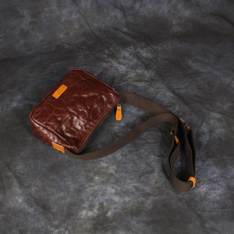 香港狄記皮具 狄記 原創真皮手工 ins郵差包 ins風格包包 頭層牛皮包包 皮革 原創手工真皮 皮件 DEEPKEE 復古真皮手工包