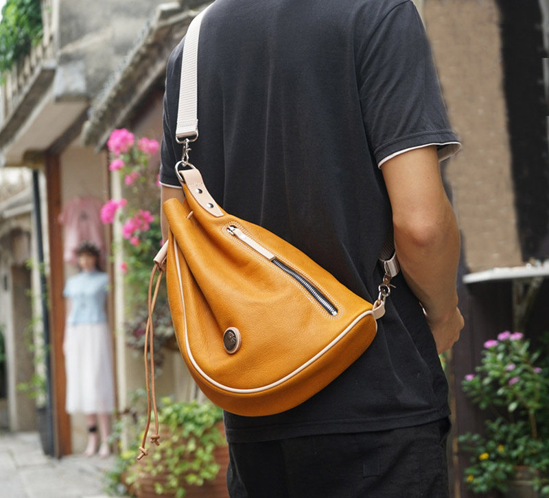 香港狄記皮具 狄記 原創真皮手工 ins郵差包 ins風格包包 頭層牛皮包包 皮革 原創手工真皮 皮件 DEEPKEE 復古真皮手工包