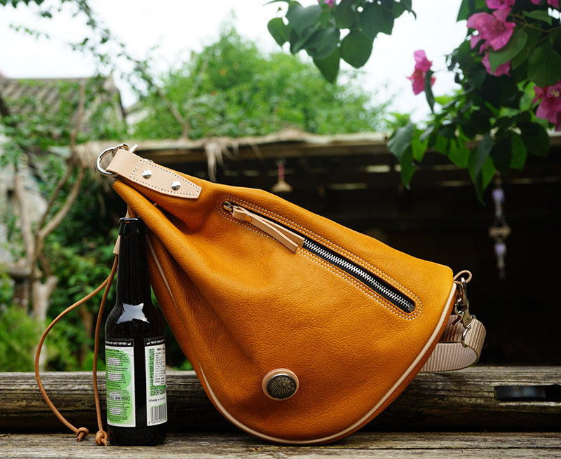 香港狄記皮具 狄記 原創真皮手工 ins郵差包 ins風格包包 頭層牛皮包包 皮革 原創手工真皮 皮件 DEEPKEE 復古真皮手工包