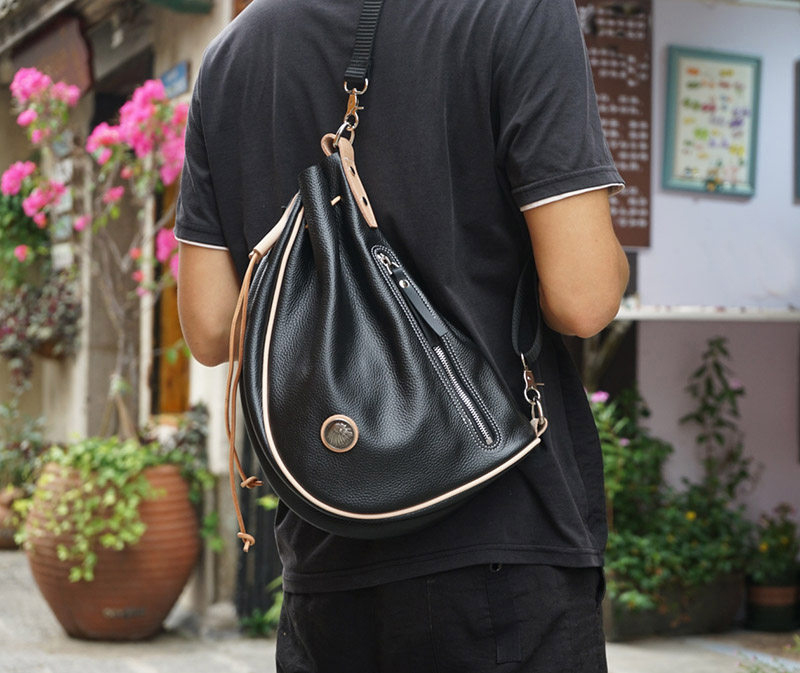 香港狄記皮具 狄記 原創真皮手工 ins郵差包 ins風格包包 頭層牛皮包包 皮革 原創手工真皮 皮件 DEEPKEE 復古真皮手工包