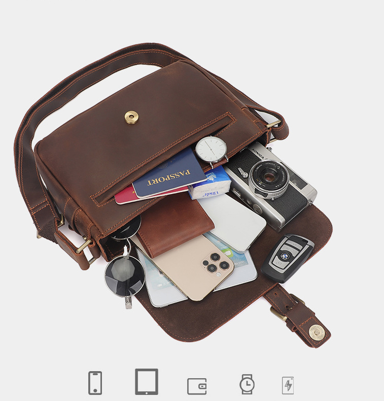 香港狄記皮具 狄記 原創真皮手工 ins郵差包 ins風格包包 頭層牛皮包包 皮革 原創手工真皮 皮件 DEEPKEE 復古真皮手工包