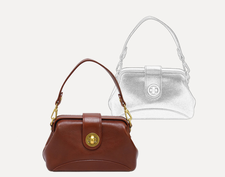 香港狄記皮具 狄記 原創真皮手工 ins郵差包 ins風格包包 頭層牛皮包包 皮革 原創手工真皮 皮件 DEEPKEE 復古真皮手工包