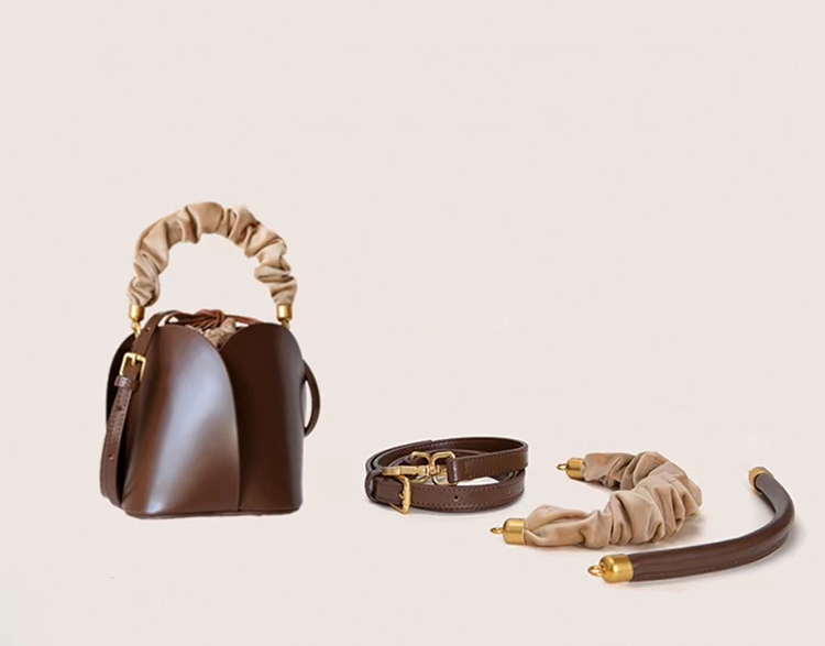 DEEPKEE original nubuck handmade full-grain genuine leather cowhide bag 牛皮花瓣包水桶包花朵包 160 號