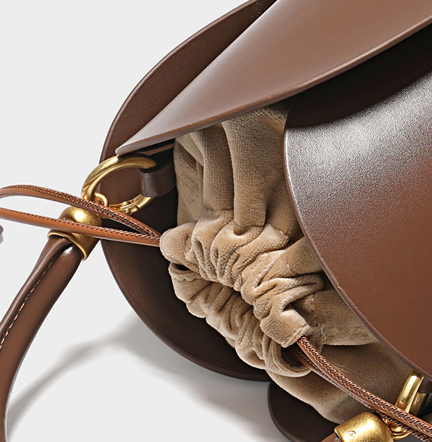 DEEPKEE original nubuck handmade full-grain genuine leather cowhide bag 牛皮花瓣包水桶包花朵包 160 號