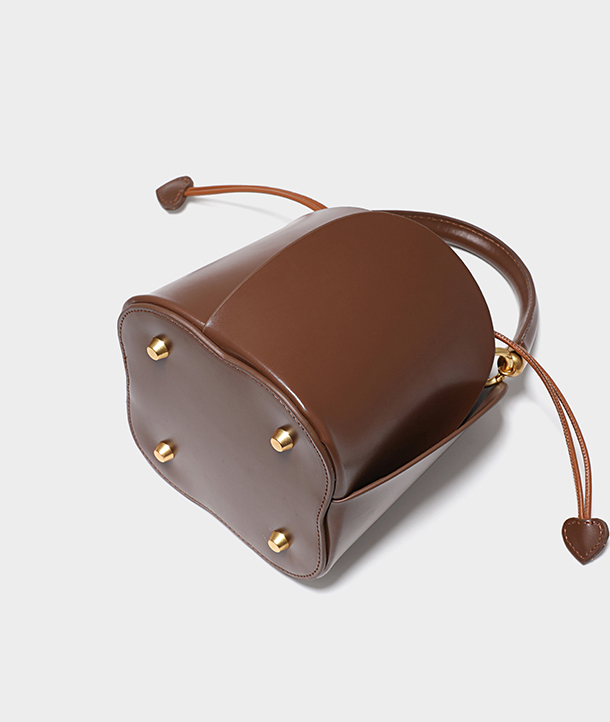 DEEPKEE original nubuck handmade full-grain genuine leather cowhide bag 牛皮花瓣包水桶包花朵包 160 號