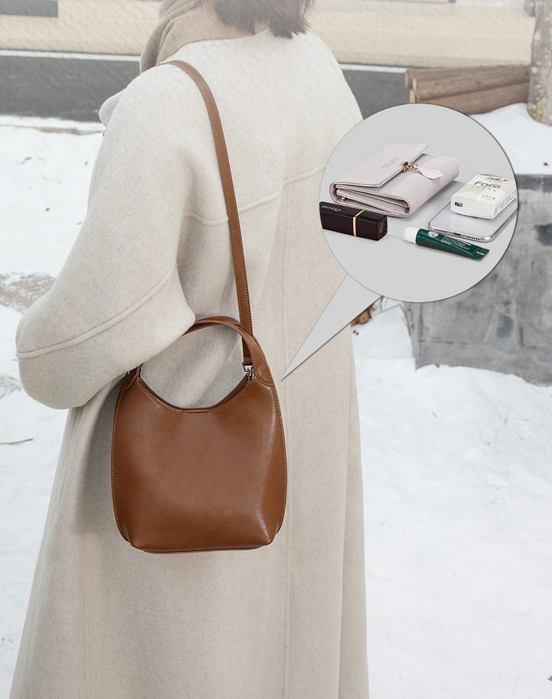 DEEPKEE original nubuck handmade full-grain genuine leather cowhide bag 真皮小眾單肩斜挎包 手提包 1606 號