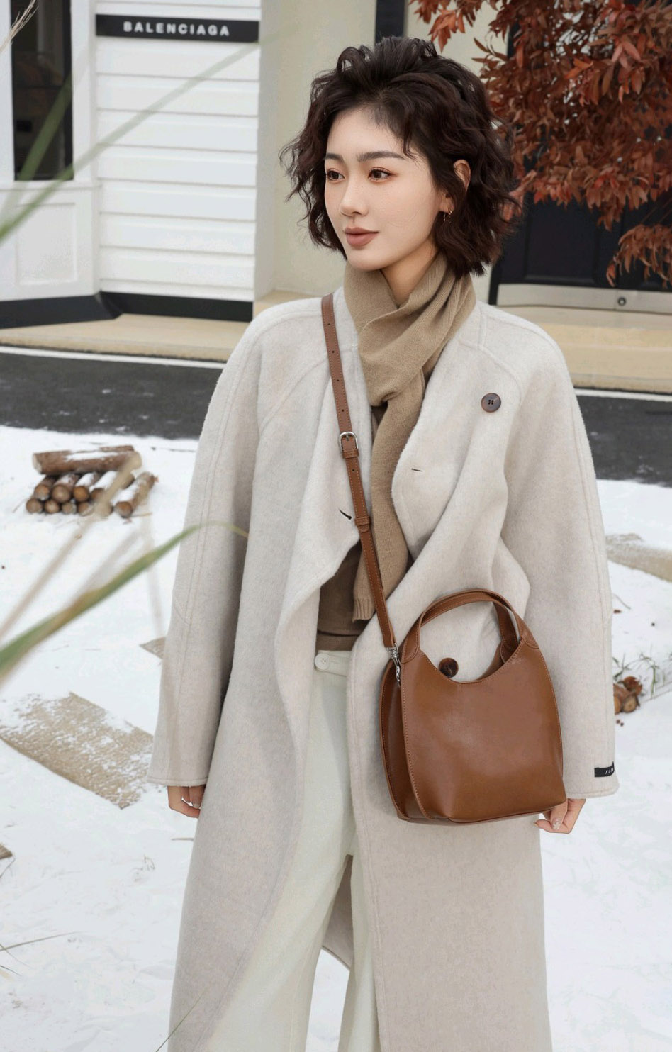 DEEPKEE original nubuck handmade full-grain genuine leather cowhide bag 真皮小眾單肩斜挎包 手提包 1606 號