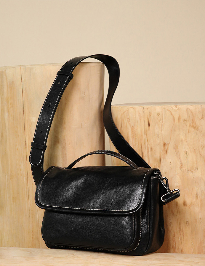 香港狄記皮具 狄記 原創真皮手工 ins郵差包 ins風格包包 頭層牛皮包包 皮革 原創手工真皮 皮件 DEEPKEE 復古真皮手工包