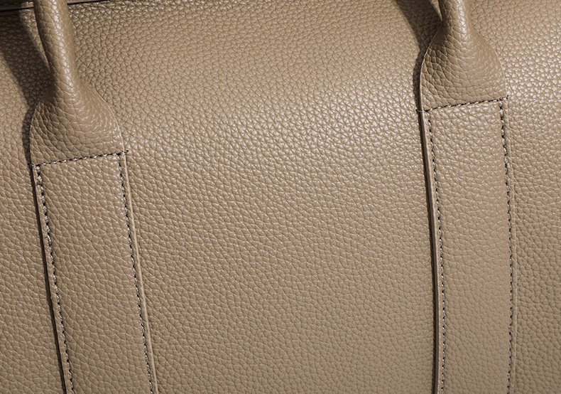 DEEPKEE original nubuck handmade full-grain genuine leather cowhide bag 輕奢真皮手提公事包17920號