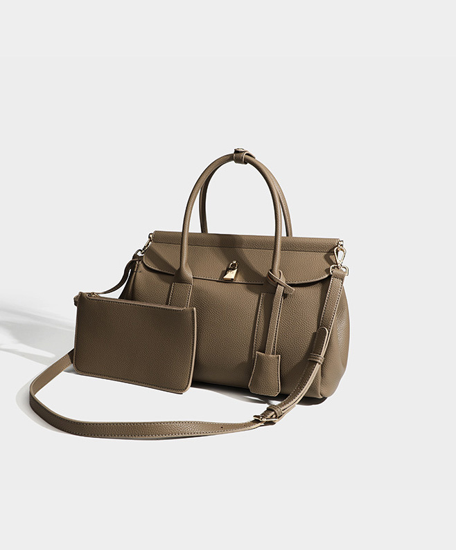 DEEPKEE original nubuck handmade full-grain genuine leather cowhide bag 輕奢真皮手提公事包17920號