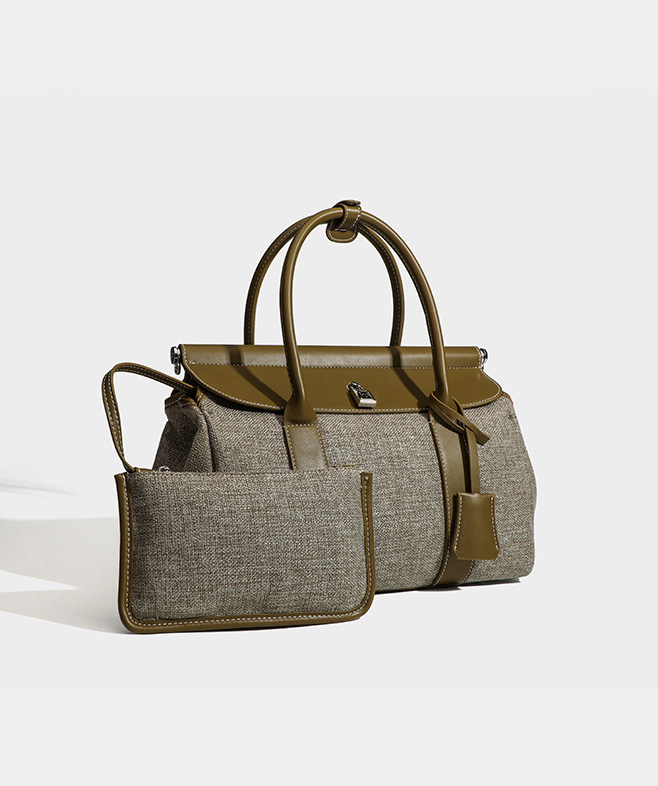 DEEPKEE original nubuck handmade full-grain genuine leather cowhide bag 輕奢真皮手提公事包17920號