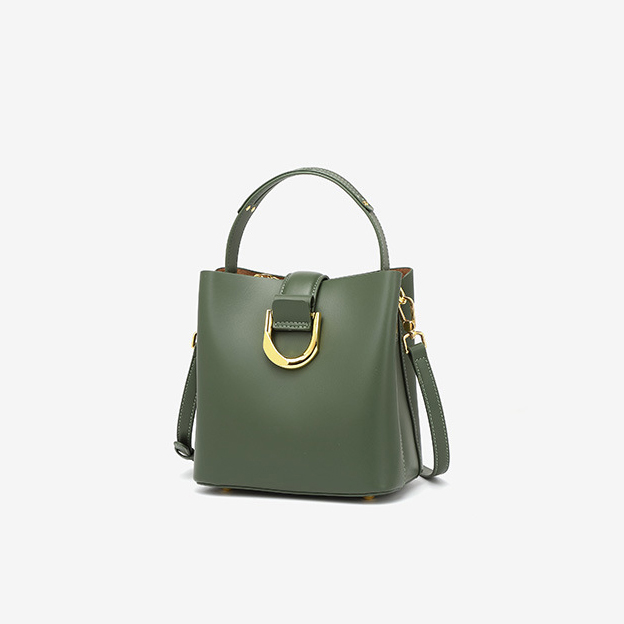 DEEPKEE original nubuck handmade full-grain genuine leather cowhide bag 真皮水桶包 手提單肩斜挎包女 1916 號