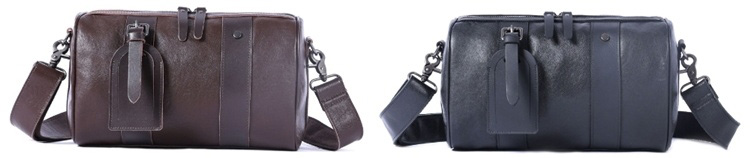 香港狄記皮具 狄記 原創真皮手工 ins郵差包 ins風格包包 頭層牛皮包包 皮革 原創手工真皮 皮件 頭層牛皮肩背圓筒包男包【LB1197】喜番屋