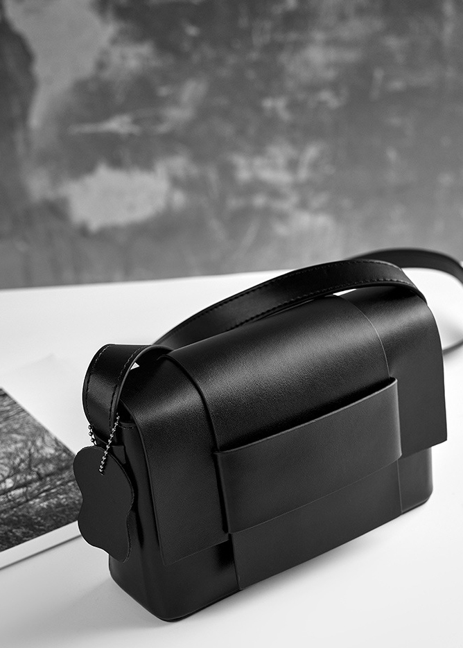 DEEPKEE original nubuck handmade full-grain genuine leather cowhide bag 中性軟皮編織小方包豆腐包小眾設計單肩牛皮女包 2088 號