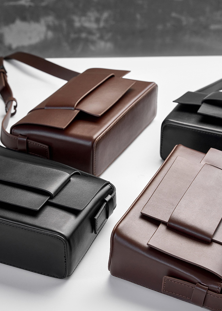 DEEPKEE original nubuck handmade full-grain genuine leather cowhide bag 中性軟皮編織小方包豆腐包小眾設計單肩牛皮女包 2088 號