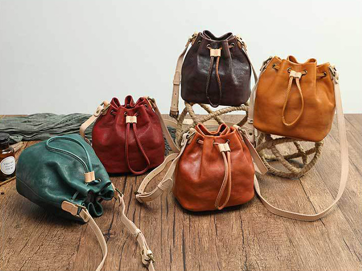 DEEPKEE original nubuck handmade full-grain genuine leather cowhide bag 頭層牛皮經典百搭腋下单肩斜挎包 21030 號