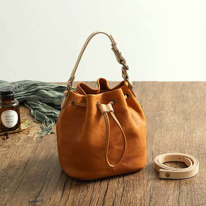 DEEPKEE original nubuck handmade full-grain genuine leather cowhide bag 頭層牛皮經典百搭腋下单肩斜挎包 21030 號