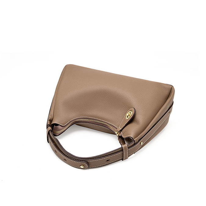 DEEPKEE original nubuck handmade full-grain genuine leather cowhide bag 真皮斜挎單肩包高級感時尚腋下包 2106 號