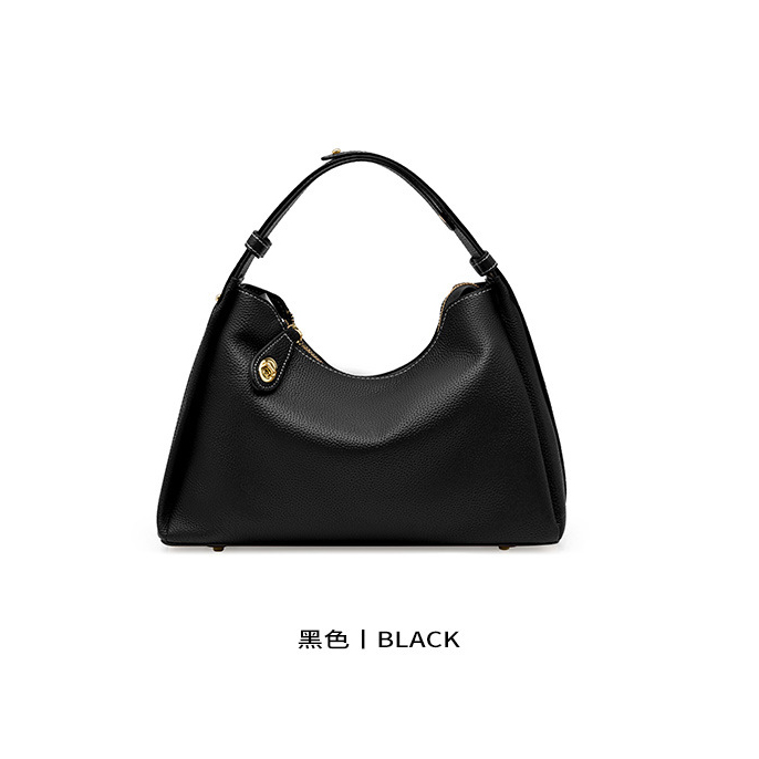 DEEPKEE original nubuck handmade full-grain genuine leather cowhide bag 真皮斜挎單肩包高級感時尚腋下包 2106 號