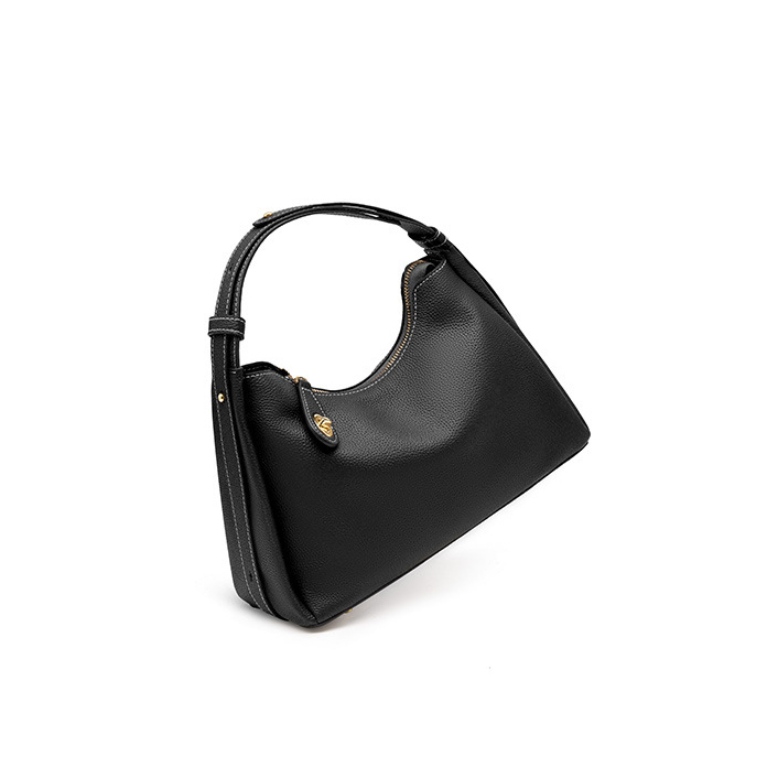 DEEPKEE original nubuck handmade full-grain genuine leather cowhide bag 真皮斜挎單肩包高級感時尚腋下包 2106 號