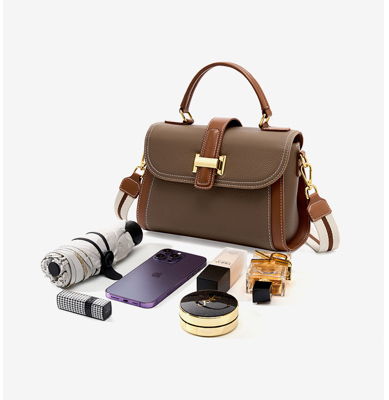 DEEPKEE original nubuck handmade full-grain genuine leather cowhide bag 頭層牛皮包高級質感時尚手提包斜挎包 2189 號