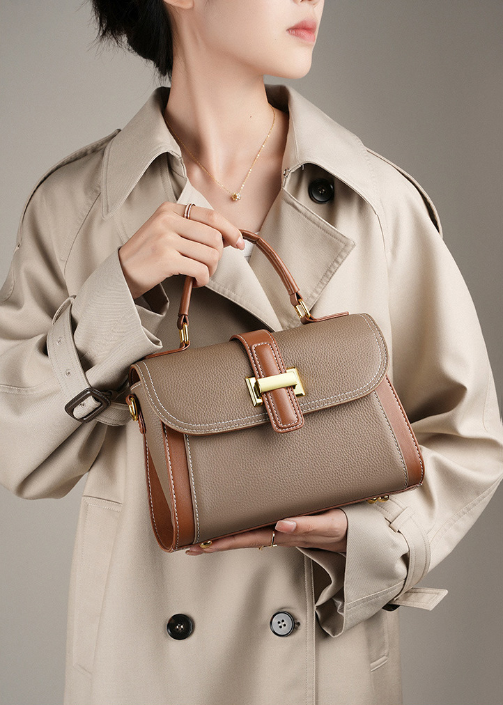 DEEPKEE original nubuck handmade full-grain genuine leather cowhide bag 頭層牛皮包高級質感時尚手提包斜挎包 2189 號