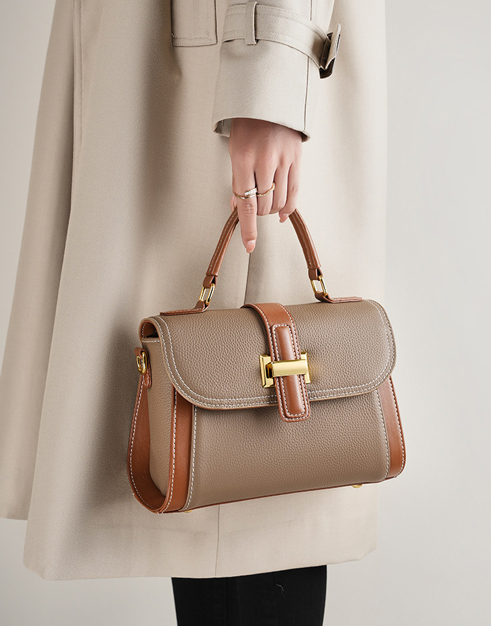 DEEPKEE original nubuck handmade full-grain genuine leather cowhide bag 頭層牛皮包高級質感時尚手提包斜挎包 2189 號