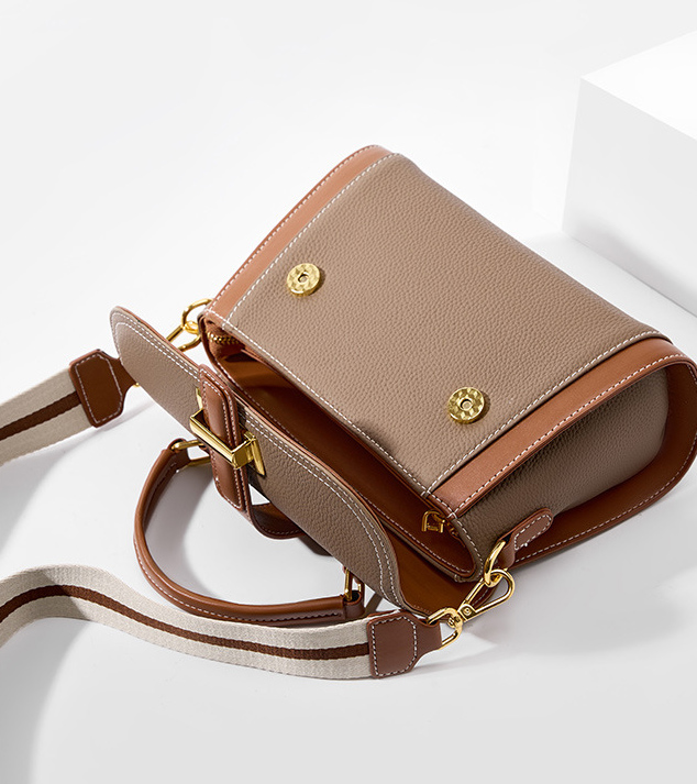 DEEPKEE original nubuck handmade full-grain genuine leather cowhide bag 頭層牛皮包高級質感時尚手提包斜挎包 2189 號