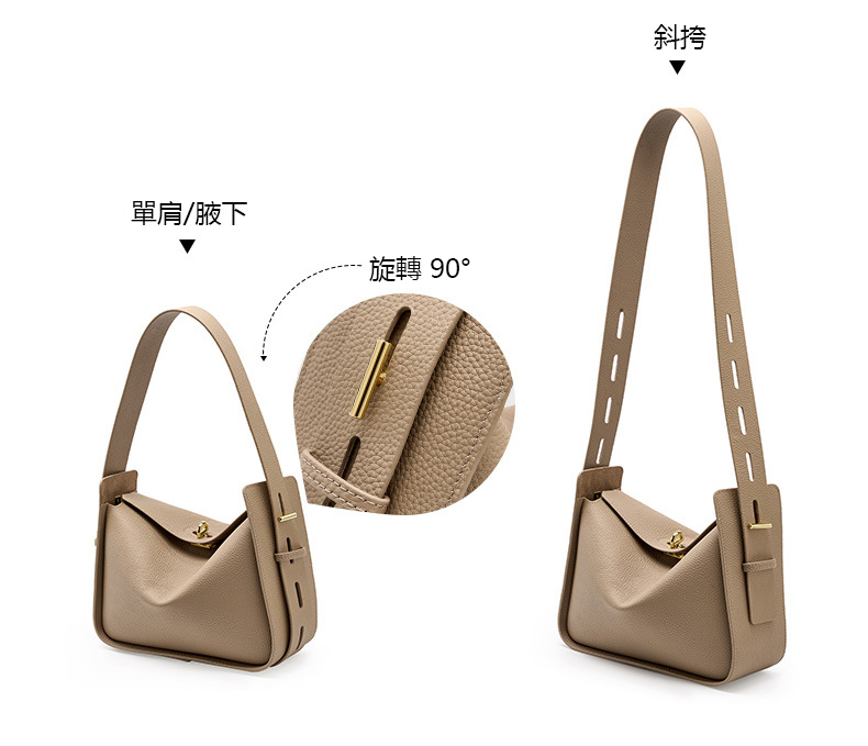DEEPKEE original nubuck handmade full-grain genuine leather cowhide bag 小眾輕奢女包 高級感托特包 2236 號