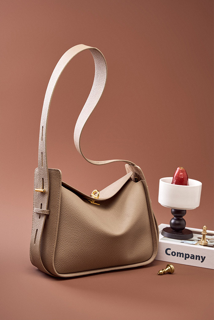 DEEPKEE original nubuck handmade full-grain genuine leather cowhide bag 小眾輕奢女包 高級感托特包 2236 號