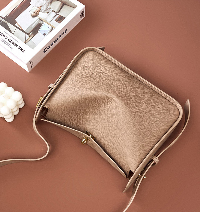 DEEPKEE original nubuck handmade full-grain genuine leather cowhide bag 小眾輕奢女包 高級感托特包 2236 號