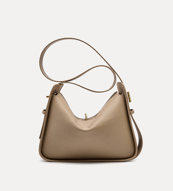 DEEPKEE original nubuck handmade full-grain genuine leather cowhide bag 小眾輕奢女包 高級感托特包 2236 號