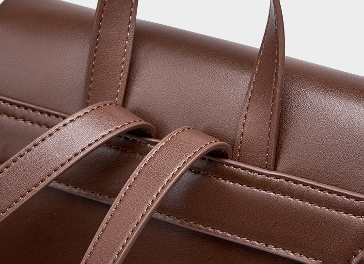 DEEPKEE original nubuck handmade full-grain genuine leather cowhide bag 新款雙肩包 簡約大容量旅行背包 2287 號