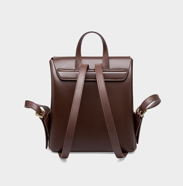 DEEPKEE original nubuck handmade full-grain genuine leather cowhide bag 新款雙肩包 簡約大容量旅行背包 2287 號