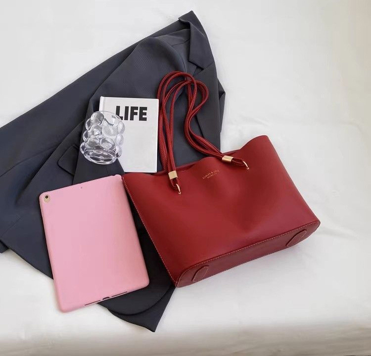 DEEPKEE original nubuck handmade full-grain genuine leather cowhide bag 真皮休閒時尚單肩托特包 2296 號