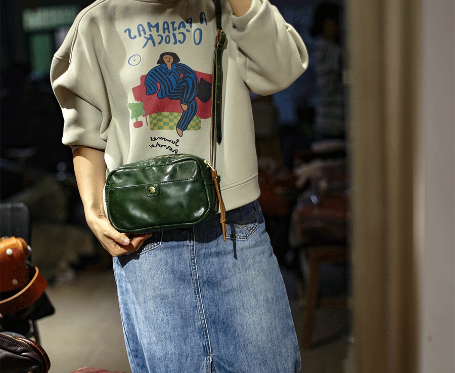 香港狄記皮具 狄記 原創真皮手工 ins郵差包 ins風格包包 頭層牛皮包包 皮革 原創手工真皮 皮件 DEEPKEE 復古真皮手工包