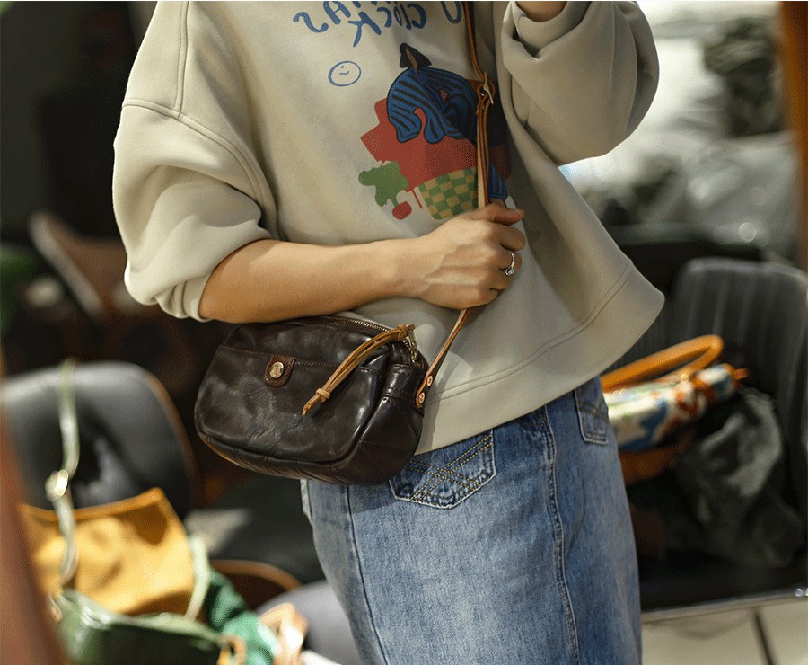 香港狄記皮具 狄記 原創真皮手工 ins郵差包 ins風格包包 頭層牛皮包包 皮革 原創手工真皮 皮件 DEEPKEE 復古真皮手工包