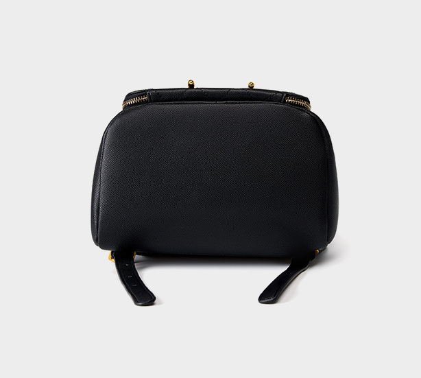 DEEPKEE original nubuck handmade full-grain genuine leather cowhide bag 小香風鍊條雙肩包 出遊旅行小背包 2361 號