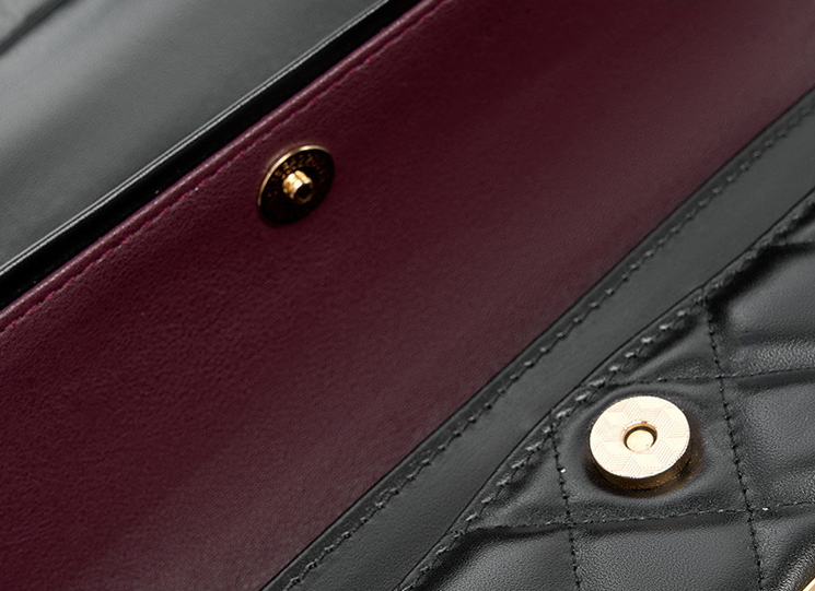 DEEPKEE original nubuck handmade full-grain genuine leather cowhide bag 頭層牛皮鏈條菱格單肩斜挎真皮小方包 2382 號