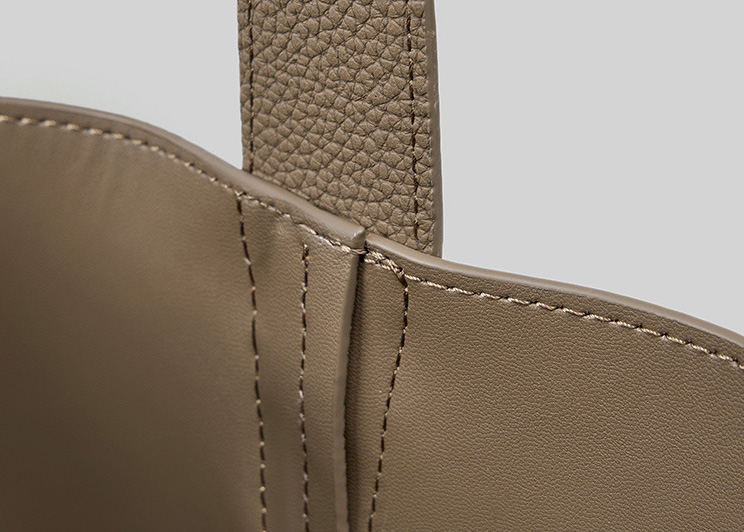 DEEPKEE original nubuck handmade full-grain genuine leather cowhide bag 新款水桶包真皮女包大容量單肩斜挎手提包 2503 號