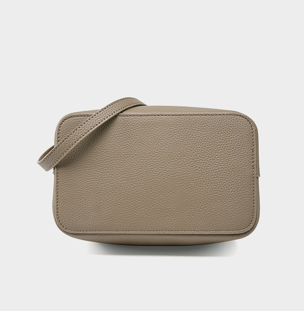 DEEPKEE original nubuck handmade full-grain genuine leather cowhide bag 新款水桶包真皮女包大容量單肩斜挎手提包 2503 號