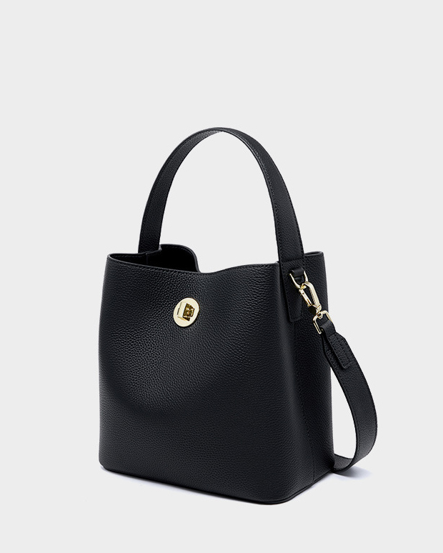 DEEPKEE original nubuck handmade full-grain genuine leather cowhide bag 新款水桶包真皮女包大容量單肩斜挎手提包 2503 號