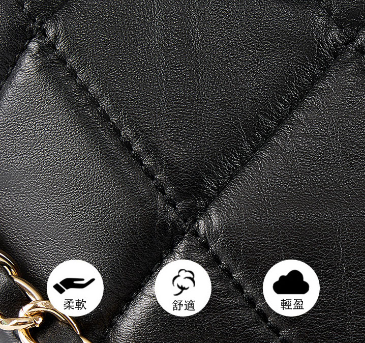 DEEPKEE original nubuck handmade full-grain genuine leather cowhide bag 真皮手提小鏈條女包 斜挎水桶包 2505 號